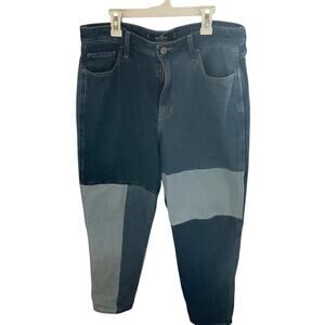 Hollister Ultra High Rise Patch Mom Jeans